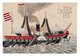 Japan / USA: A Japanese painting of the USS Susquehanna, flagship of Commodore Perry's 'Black Ships' Tokyo Bay, 8 July 1853